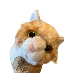 Aurora miyoni tots tabby orange cat plush 8”